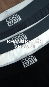 [CHỈ 18-23.2 TẶNG QUÀ ĐƠN TỪ 299K]COMBO 3 Quần lót sịp đùi boxer nam Trunk Bamboo kháng khuẩn cao cấp Coolmate