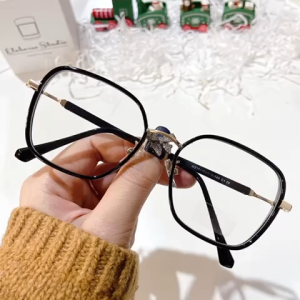 Kacamata Wanita Exsagonal Lensa Photocromik FG 2109 Blucromik Lensa Minus Optik