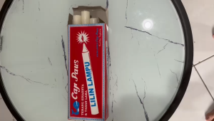 lilin putih cap paus isi 8 btg