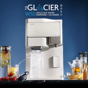 novita The Glacier W55 Hot/Cold RO Water Dispenser + Ice Maker (inc Standard 2 years filter) + 3 Years Warranty