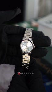 Jam Tangan Wanita Casio General LTP-V001D-7B Silver Dial Stainless Steel Strap