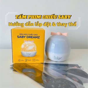 [LAZADANEWYEAR giảm 12% cho đơn từ 299k]Đèn ngủ chiếu sao Saby Dreamz pin sạc BH 12 tháng tự chọn tấm phim chiếu hình ảnh đa dạng quà tặng sinh nhật tặng bao lì xì Tết