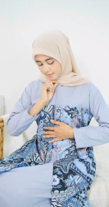 GAMIS BATIK KOMBINASI TERBARU ZIPER DEPAN BUSUI GAMIS LEBARAN KEKINIAN GAMIS SOPAL Gamis Sopal Plus Size Gamis Katun Lengan Panjang - Lazada