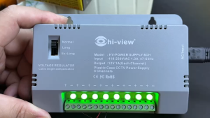 อุปกรณ์จ่ายไฟ DC 12V/1A ขนาด 8 ช่อง (กระแสเต็ม 1 แอมป์ทุกช่อง) มีระบบตัดการช๊อต รับประกัน 1 ปีเต็ม Hi-View รุ่น HV-POWER SUPPLY 8CH
