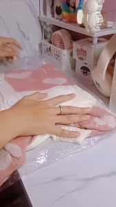 (Edisi Revisi CardyLove)-->>>>>Pink Love Cardy Rajut Korea Lucu