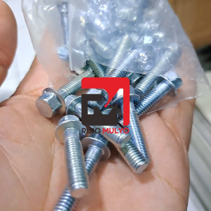 Mengenal Baut Blok Mesin & Flange Bolt M6 Kunci 8