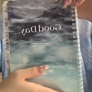 4Pcs/Set Thickened Notebook Stationery Cartoon A5 Coil Notebook Student Small Fresh Notebook for School Office Supplies