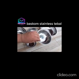 HATAYASHOP-BASKOM STAINLESS TEBAL/ BASKOM DALAM STAINLESS/BASKOM DALAM STAINLESS/BASKOM TEBAL/BASKOM ANTI LENGKET/ BASKOM TEBAL/BASKOM BEST SELLER/ KUAT DAN TIDAK MUDAH PENYOK/ AMAN UNTUK MASAKAN YANG PANAS/ BASKOM JUMBO/ BASKOM SUPER TEBAL/ANTI PECAH///
