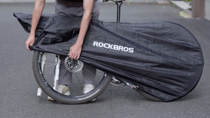 ROCKBROS Bike Storage Bag for 27.5 Inch Mountain Bike 700C Road Bike Foldable Portable Lightweight Bike Carrying Bag Waterproof Bicycle Transportation Bag Bike Accessories