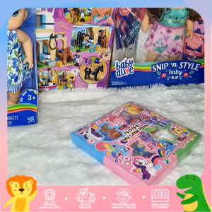 Sticker NONO Kartun Bahan PVC Little Pony ECER 1 LEMBAR Stiker  Waterprooft