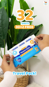 Moose Gear Baby Wipes Premium Antibacterial 96sheets 3PACKS Kills 99.9% Germs Thick & Soft