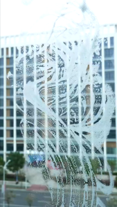 Cây lau kính ECOCO silicon thế hệ mới Chổi gạt sàn gạt nước xoay 180 độ cán dài 92cm