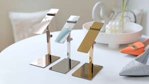 Rak Pajangan Sepatu Stainless Steel: Gantungan Display Sepatu & Stand Shoe Display