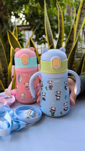 Scoora Tobi Botol Minum Stainless Anak 2in1 Gagang Handle dan Tali