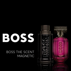BOSS The Scent Magnetic For Her (Parfum Wanita) Eau De Parfum 30ml I 50ml - Osmanthus & Musk - Ambery Musky Perfume |Boss Fragrances by HUGO BOSS