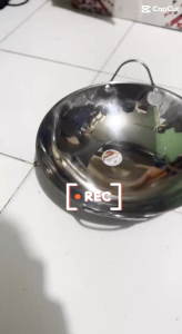 Wajan mini / kuali stainless tebal ukuran kecil / Wajan penggorengan kecil