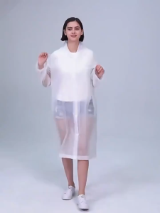 KOALA ชุดกันฝน เสื้อกันฝน ไซส์ผู้ใหญ่ใส่ไ ด้พกพาสะดวก เสื้อกันฝนผู้ใหญ่ EVA เสื้อกันฝนแบบหนา มีหมวก แขนปล่อย แขนจั๊ม แบบพกพาง่าย กันน้ำ