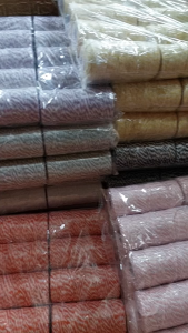 เชือกผ้าฝ้ายตีเกลียว เชือกเกลียวสองสี 100 เมตร/ม้วน เชือกอเนกประสงค์ แข็งแรง งาน ประดิษฐ์ต่างๆ Cotton Rope