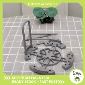 DROPASSIST 1704 Extendable Bowl Kitchen Rack Dry Quickly Dish Protect The Plate Adjustable Rak Dapur Rak Pinggan