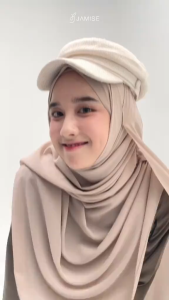 Jembar Abaya Aliya Crinkle Variasi Saku Tempel Depan Kiri Kanan Simple Elegan Busui Wudhu Friendly