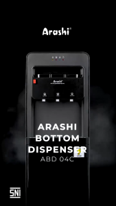 ARASHI Dispenser Air Galon Bawah ABD 04C - Fungsi Panas Dingin Normal - Hot & Cool