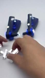 สกรูขยายแฮนด์บาร์ แกนจุ๊กเหล็ก 1คู่ อะไหล่ต่อกระจกปลายแฮนด์มอเตอร์ไซค์ SBJ MOTO