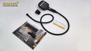 Bộ tay dây sen 3 chức năng chảy nhựa ABS mạ đen Eurolife EL-128SH-D