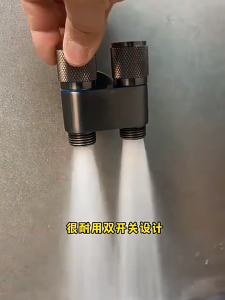 1/2" Angle Valve 2 Ways SUS Faucet 1 In 2 Out Double Switches Control For Washing Machine Toilet