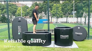 Portable Ice Bath Hotel Bathroom Ice Bath Soaking Indoor Modern Freestanding Bathtub For Adult Ice Bath Tub Cold Plunge Adult Folding  Bathtubs