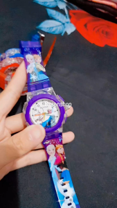 GRATIS ONGKIR JAM TANGAN ANAK PEREMPUAN KARAKTER HELLO KITTY Tali karet/frozen/ben 10/captain