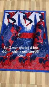 BỘ NỆM KÈM GỐI ĐI HỌC CHO BÉ NHIỀU MẪU