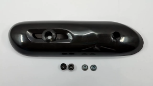 PELINDUNG KNALPOT SCOOPY 2018 - COVER TUTUP / PENUTUP / TAMENG / KENALPOT ESP Fi 2018 (K93) HITAM