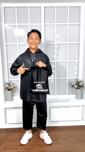 JAS HUJAN ANAK Hoodie Perempuan dan Laki-Laki Tebal dan Kuat Elastis ANTI REMBES produk Garuda