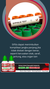 Gangjie Ghosiah Obat Herbal Ampuh Sipilis Kencing Nanah Sakit Gonore