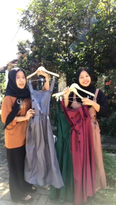 Overall Anak Perempuan 10 - 12 Tahun Naomi OV Bahan Toyobo TANPA INNER LD 70 PB 110 Jumpsuit Remaja Tanggung