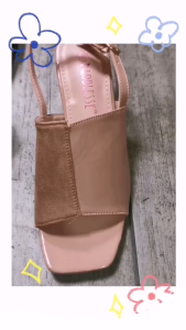 Korean Block-Heel Closed Sandals Heels Shoes 2.5inch (quality shoes)"