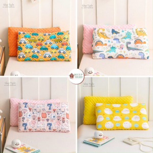 Bantal Bayi Lembut Umur 0-10 Tahun Bantal Tidur Kapas Grade A Baby Bean Pillow Prevent Flat Head APP