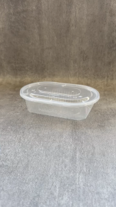Thinwall KLIR OVAL 700ml / Kotak Plastik Oval / Kotak Makan isi 25 Pcs