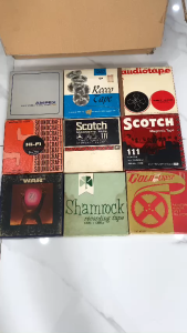 [ THANH LÝ - QUẬN 8 ] BĂNG CỐI TRẮNG 7INCH 1200FT ĐỦ CÁC HÃNG SCOTCHSHAMROCKAUDIO TAPEV...V...
