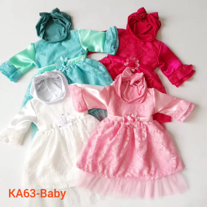 Baju Muslim Bayi 6-12 Bulan: Pilihan Warna Putih & Set Gamis Anak Perempuan