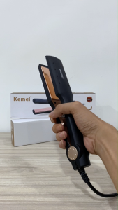 Kemei KM-470 Catok Lurus Hair Profesional Pelurus Rambut Smoothing KM 470 - Hitam