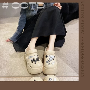 QZshop สินค้าเข้าใหม่ รองเท้าหัวโตแฟชั่น รุ่นนี้ใครสายตัวเล็กน่าซื้อมาก เพราะน้องเสริมส้นให้แบบจึ้งๆเลย ยางนุ่มนิ่มสุด มี 5 สีเลือกแบบจุกๆ สั่งเลยก่อนสินค้าหมด