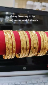 GELANG KERONCONG INDIA ISI 3 PCS / AAGK1007 AAGK1375