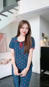 Quần áo bộ nữ BunnyskyĐồ bộ mặc nhà xinh lung linh mẫu lửng mặc hè thoải mái