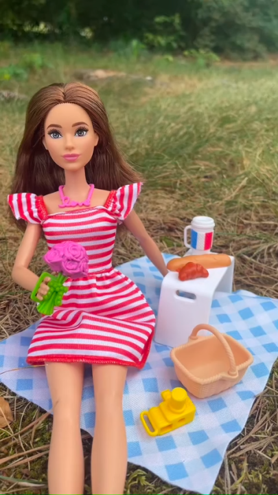 Mattel Barbie Pink Passport Paris Travel Doll Playset with