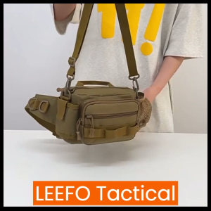 Malaysia Stock!! LEEFO Tactical Army 2 in 1 Men Waist Bag Sling Bag Shoulder Bag Chest Bag Durable Pouch Bag