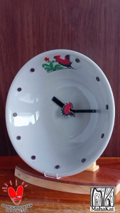 Jam Meja Aesthetic Ayam Jago & Porcelain Unik: Souvenir & Dekorasi Cafe Restoran