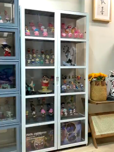 โมเดลตู้เก็บของ  ตู้เก็บโชว์ ชั้นวาง ตู้ตั้งโชว์ตู้อะคริลิคกระจกใส ความจุขนาดใหญ่ ทำโดยไม้ไผ่ธรรมชาติ ราคาโรงงาน