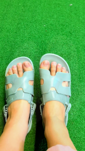 Sandal Wanita Import Slippers 2 in1 Sandal Flipflop Tali Belakang H Selop On