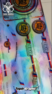 Stiker Sangkar Kosan BNR Racing Putih